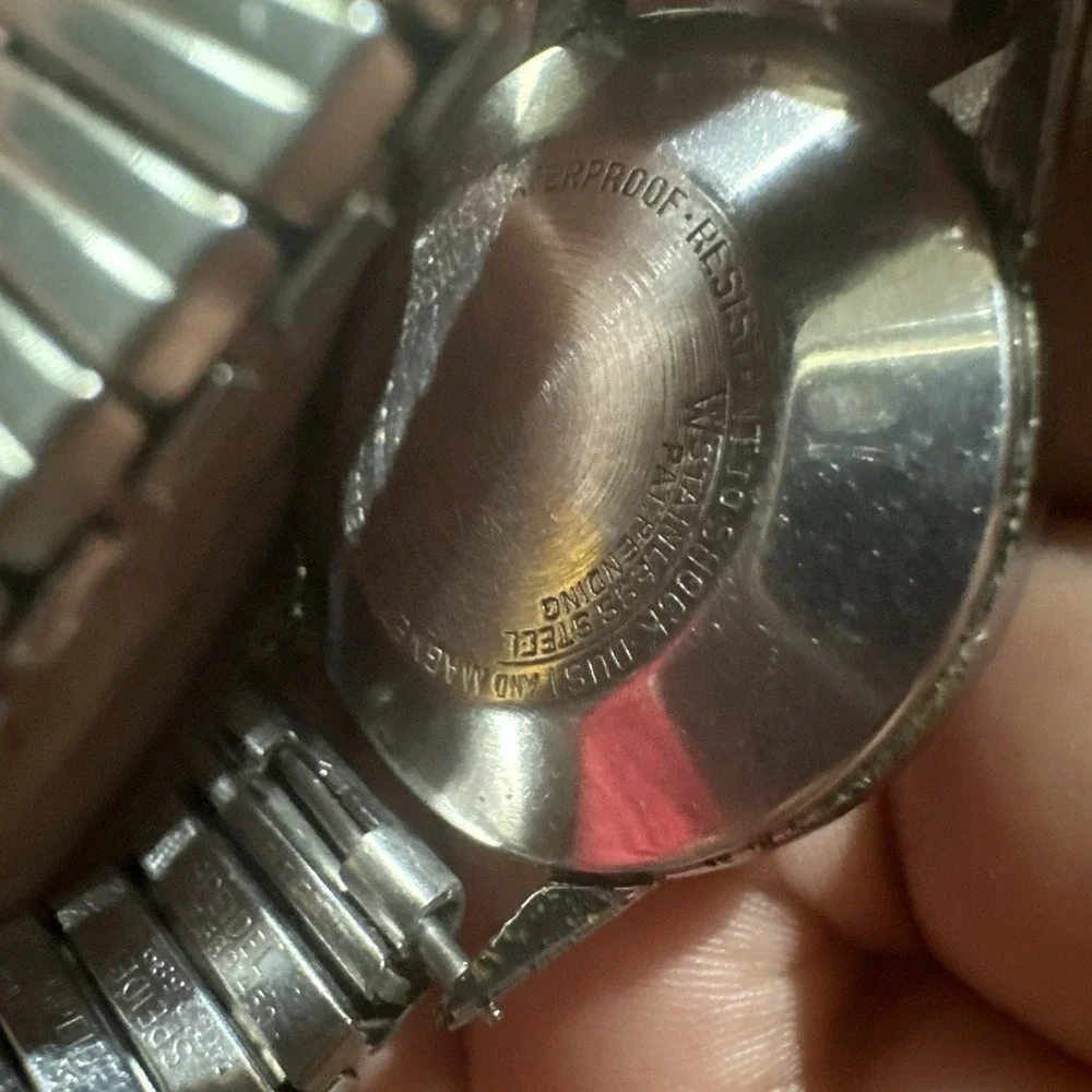 Vintage Elgin Shockmater Self Winding Rare 17 Jewel Men Watch Works Bt Runs Fast